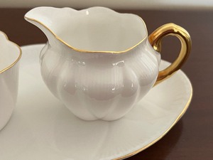 Vintage Shelley China Cream and Sugar Set