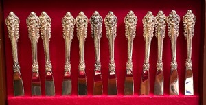 Vintage Wallace Grand Baroque Sterling Flatware Set