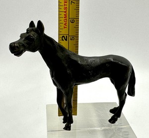Vintage Miniature Metal Horse Figurine