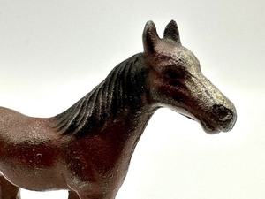 Vintage Miniature Cast Iron Miniature Horse Figurine