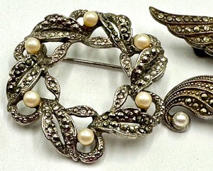 Vintage Marcasite Jewelry Items
