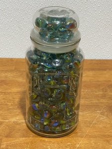 Glass Jar of Marbles