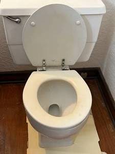 lot 43 image: White Porcelain Toilet See Details for Moving