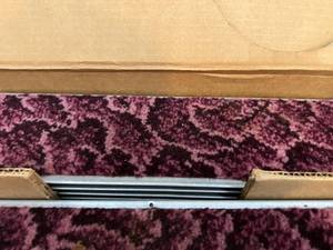 lot 77 image: Sanford Vintage Retro PurpleBurgundy Stair Treads