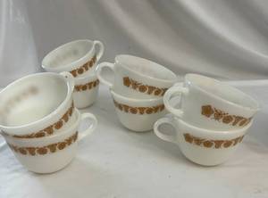 lot 85 image: Corningware Mug Set, Salt & Pepper Shakers, and More
