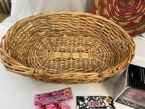 lot 99 image: Revlon Hair Dryer, Baskets, and Hair Ties