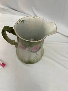 lot 103 image: Vintage Green Pitcher