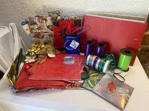 lot 38 image: Gifting Lot Ribbon, Gift Boxes, Bags and More