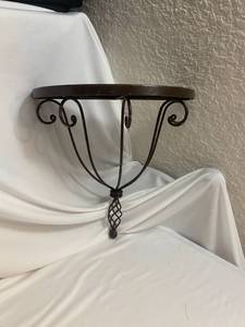 lot 42 image: Bronze Colored Wall Shelf