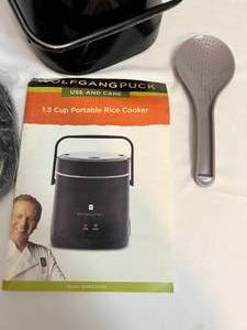 lot 108 image: New Wolfgang Puck Rice Cooker