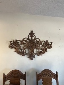 lot 67 image: Sycroco Mid Century Wall Candelabra