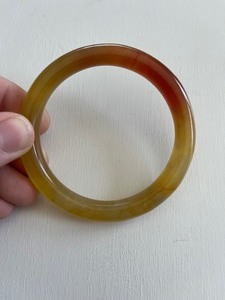 lot 68 image: Solid Jade Bangle Bracelet