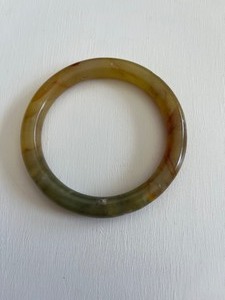 lot 70 image: Solid Jade Bangle Bracelet