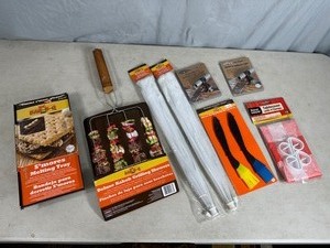 lot 246 image: New BBQ Grilling Accessories