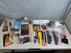 lot 258 image: Large Lot of New Kitchen  Cooking Accessories