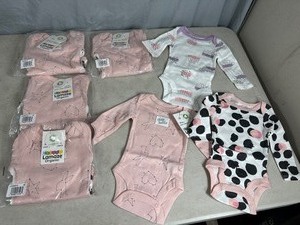 lot 259 image: 15 New Lamaze Organic Baby Onesies