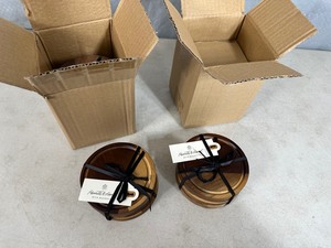 lot 286 image: 6 New Coasters Sets From Hearth and Home with Magnolia