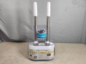 lot 3 image: New Polder Toilet Brush and Plunger Caddy