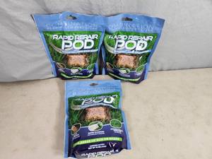 lot 40 image: 3 New Bags of Rapid Repair Lawn Pods