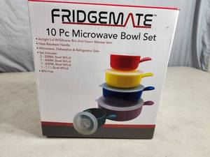 lot 45 image: New 10 Piece Microwave Bowl Set