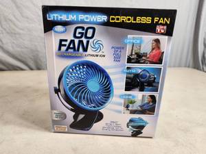 lot 47 image: New Lithium Power Cordless Fan