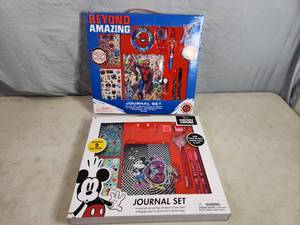 lot 88 image: New Mickey Mouse and Spiderman Journal Sets