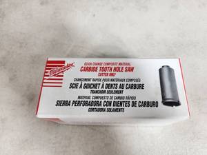lot 114 image: New Milwaukee Carbide Tooth Hole Saw 2