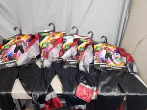 lot 132 image: 5 New Kids Power Rangers Costumes