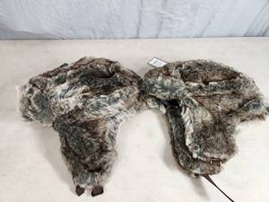 lot 135 image: 2 New Faux Fur Trapper Hats