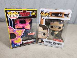 lot 139 image: 2 New Funko Pop Collector Figurines