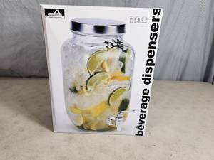 lot 156 image: New Glass Beverage Dispenser