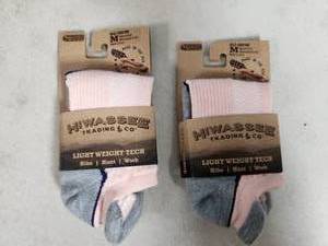 lot 192 image: 2 New Pair of No Show Hiwassee Trading Socks