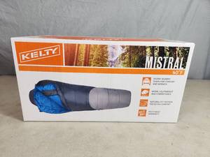 lot 195 image: New Kelty Mistral Sleeping Bag