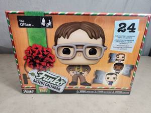 lot 203 image: New Funko Pop The Office 24 Piece Advent Calender
