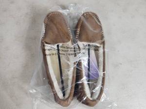 lot 213 image: New Stars Above Suede Slippers