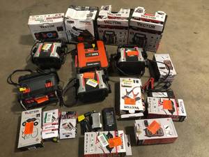Mix lot of Vector Battery Charger, Customer return review all pictures