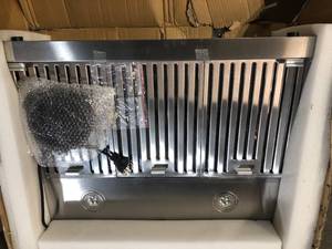 VIVOHOME  30 in. 700-800 CFM Touch Screen Under Cabinet with LED Light Range Hood in Stainless Steel