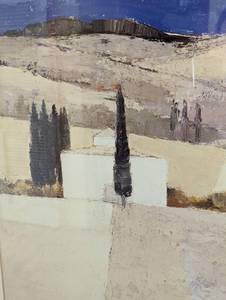 lot 46 image: Abstract Scenic Print