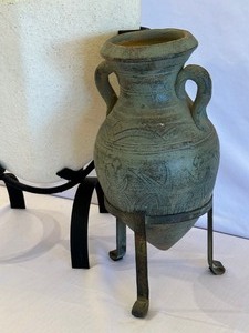 lot 121 image: Two Unique Decorative Pottery Vases