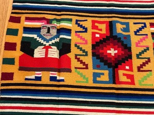 lot 124 image: Southwestern Colorful and Bright Textile