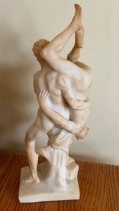 lot 127 image: Vintage Hercules and Diomedes Statue Figurine