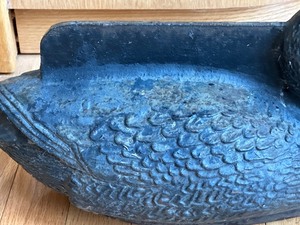 lot 126 image: The Dotscon Company Cast Iron Duck Boot Scrape