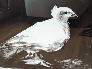 lot 55 image: Framed Dove Print by Picasso