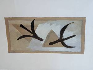 lot 116 image: Framed Georges Braque En Vol Print