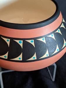 lot 120 image: Navajo Pottery Bowl by Kopa
