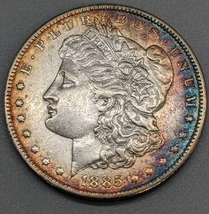 lot 131 image: 1885-O Morgan Silver Dollar