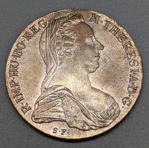 lot 141 image: 1780 Austria Silver Maria Theresa Thaler Coin