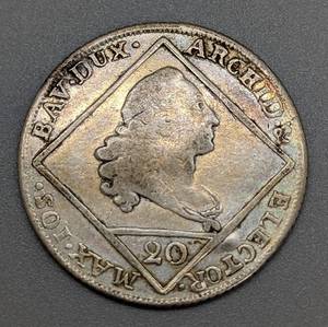 lot 151 image: 1776 Austrian Silver 20 Kreuzer