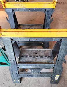 lot 219 image: Pair of Sawhorses, Plus...