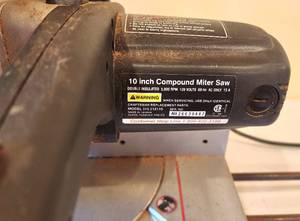 lot 216 image: Craftsman Compound Miter Saw
